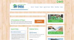 Desktop Screenshot of munciehabitat.org