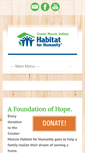 Mobile Screenshot of munciehabitat.org